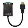 Adapter HDMI-VGA ar Audio AK-76 Savio SAVAK-76