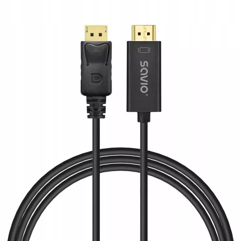 Kabelis Display Port uz HDMI 1,5m, CL-183 Savio SAVKABELCL-183