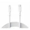 CB-SCL2 Balts silikona kabelis Lightning-USB-C USB Power Delivery USB-PD