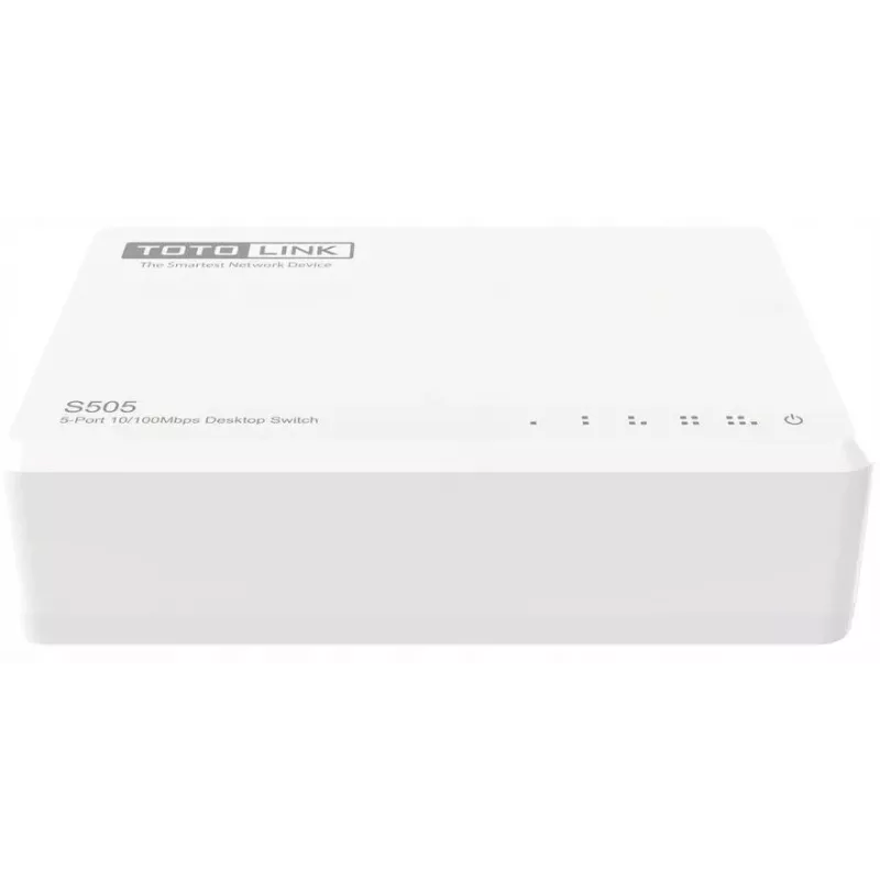 Nepārvaldāms komutators TOTOLINK S505-V5 5 porti Fast Ethernet 10/100 balts