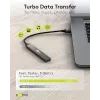 Goobay USB centrmezgls 74456 Type-A 5000 Mbit/s Gaiši pelēks