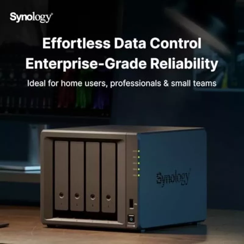 Synology DiskStation DS925+ NAS/serveris Ryzen Embedded V1500B 4 GB DDR4 0 TB Melns