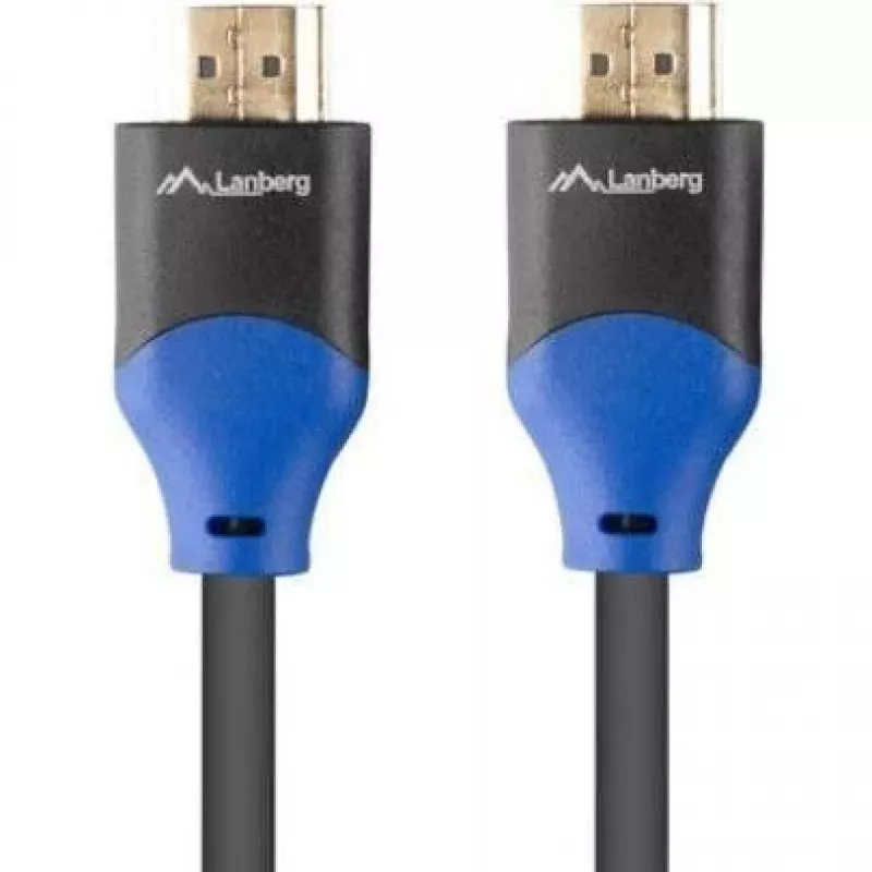 HDMI kabelis Lanberg CA-HDMI-15CU-0030-BK 3m HDMI Type A spraudnis 18 Gbit/s