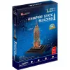 Empire State Building - apgaismots 3D puzle ar 37 detaļām