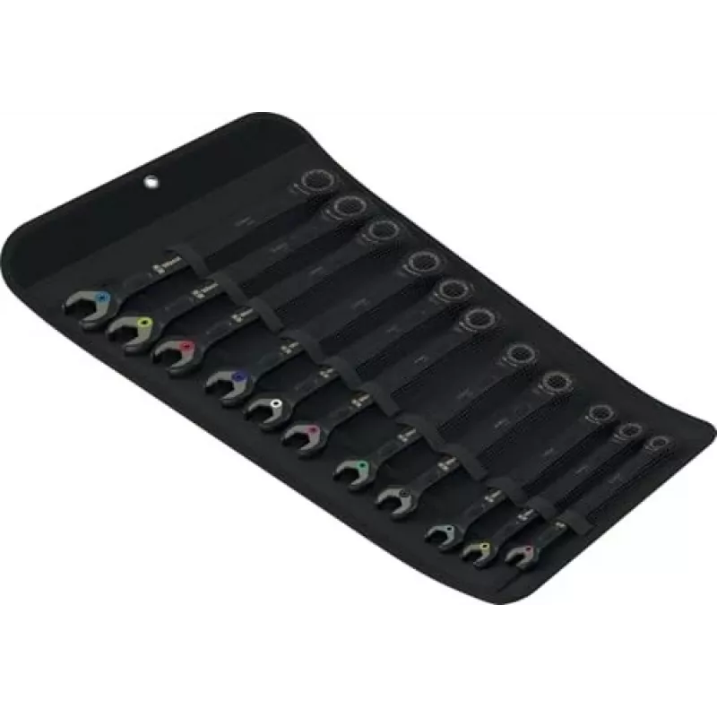 Wera 6000 Joker Black Edition kombinēto atslēgu komplekts ar sprūdratu, 11 gab.