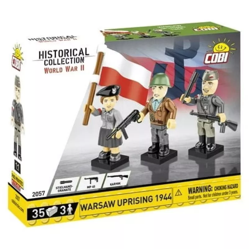 Vēsturiskā kolekcija Otrais pasaules karš /2057/ VARŠAVAS SACELŠANĀS 1944 3Figūras/35Bloki
