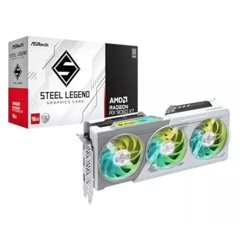 ASRock AMD Radeon RX 9060 XT Steel Legend 16GB OC grafikas karte