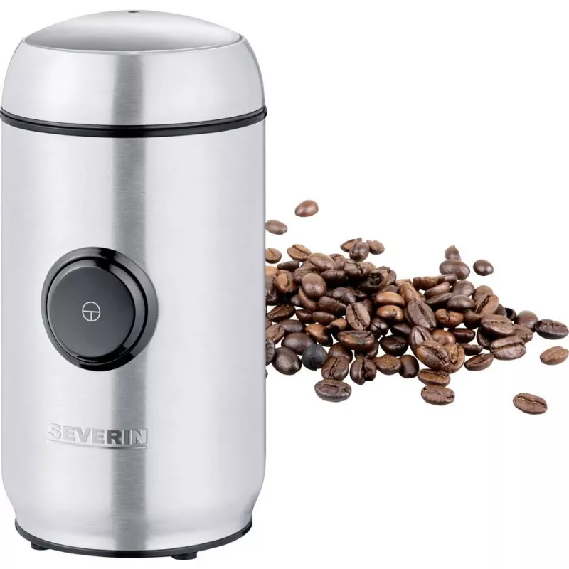SEVERIN KM 3879 asmeņu kafijas dzirnaviņas, 150 W, 50 g ietilpība, nerūsējošā tērauda asmeņi, melnas
