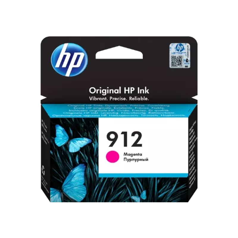 HP 912 magenta oriģinālā tintes kasetne