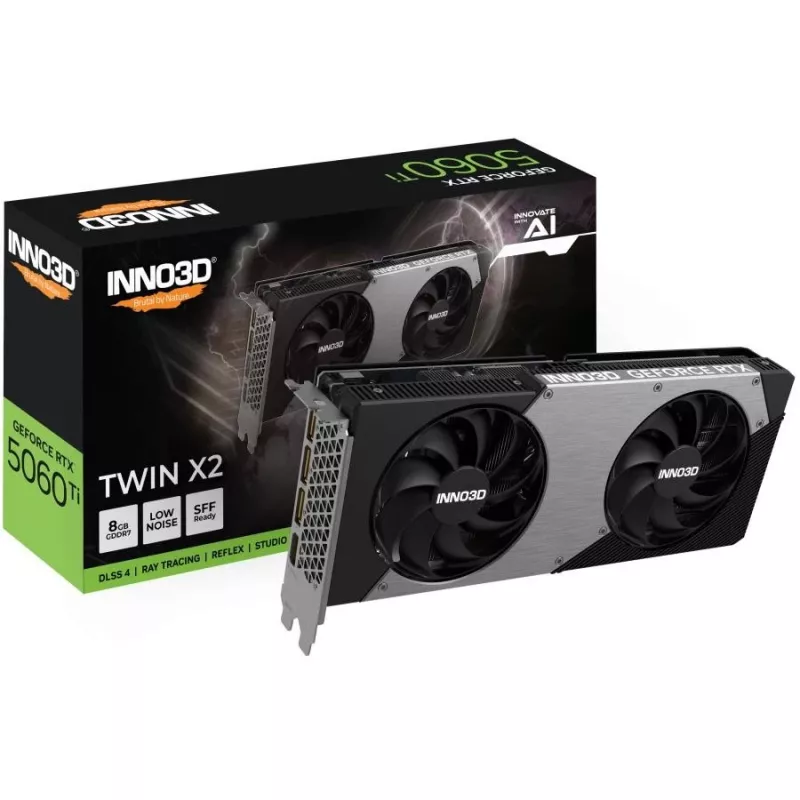 INNO3D GeForce RTX 5060 Ti TWIN X2 8GB GDDR7 grafikas karte