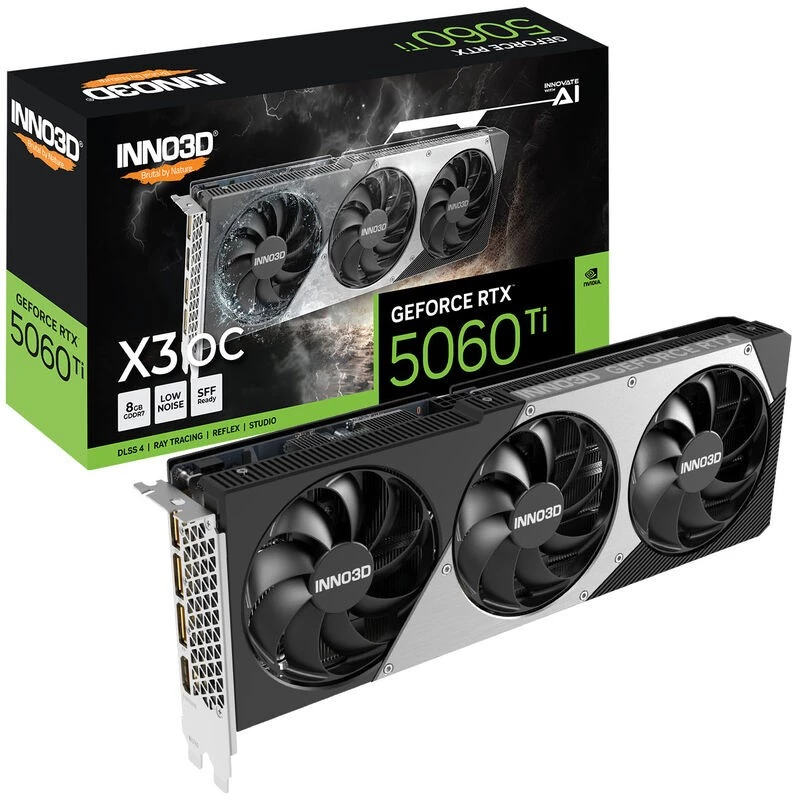 INNO3D GeForce RTX 5060 Ti X3 OC 8GB GDDR7 grafikas karte