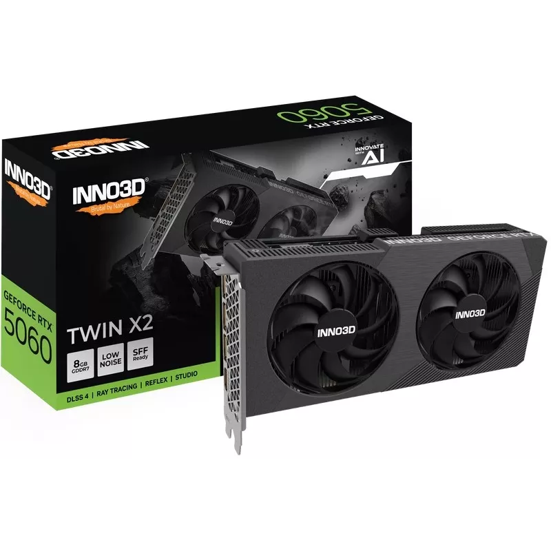 INNO3D GeForce RTX 5060 Twin X2 8GB GDDR7 grafikas karte