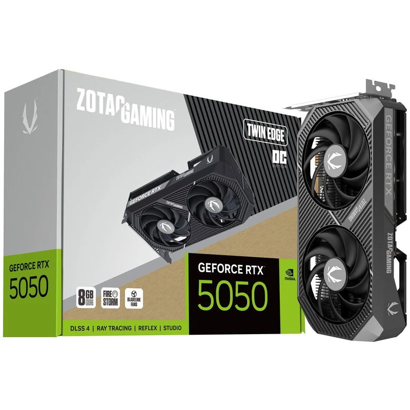 ZOTAC GAMING GeForce RTX 5050 Twin Edge OC 8GB GDDR6 grafikas karte