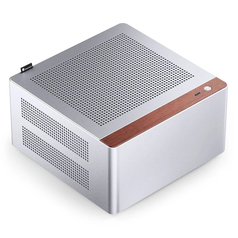 Datora korpuss Jonsbo NV10 Mini ITX – sudraba