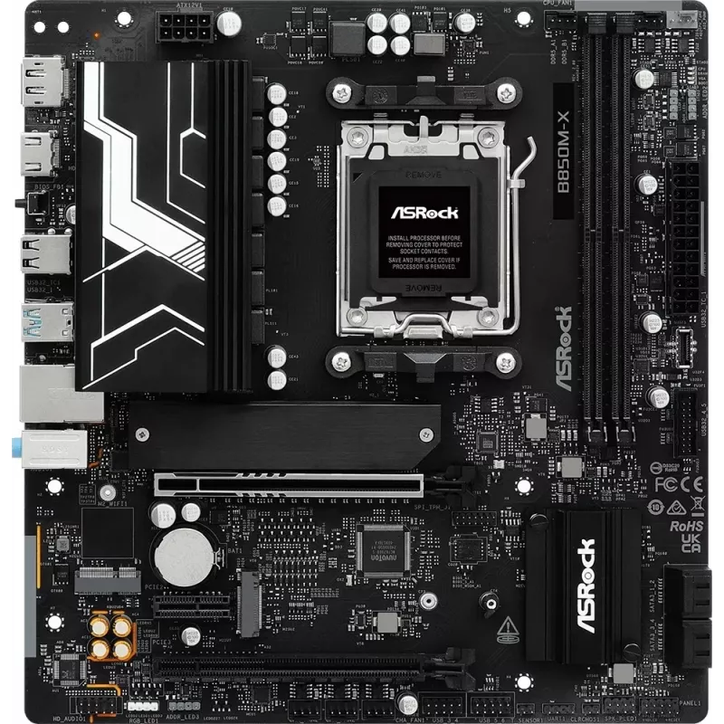 ASRock B850M-X R2.0 AM5 Micro-ATX mātesplate