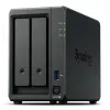NAS Synology DiskStation DS725+ 2-bay Ryzen R1600 4GB DDR4 ECC, 2.5GbE, 2x M.2, RAID atbalsts, 0TB, Melns