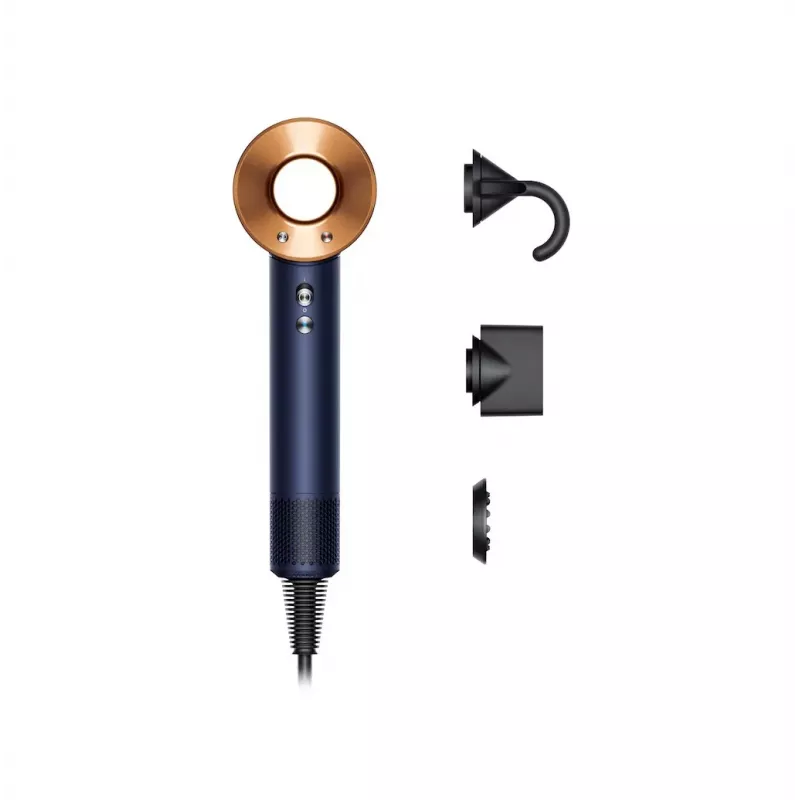 Dyson Supersonic Straight+Wavy HD07 matu žāvētājs, Prūsijas zils / vara krāsā (113277-01)
