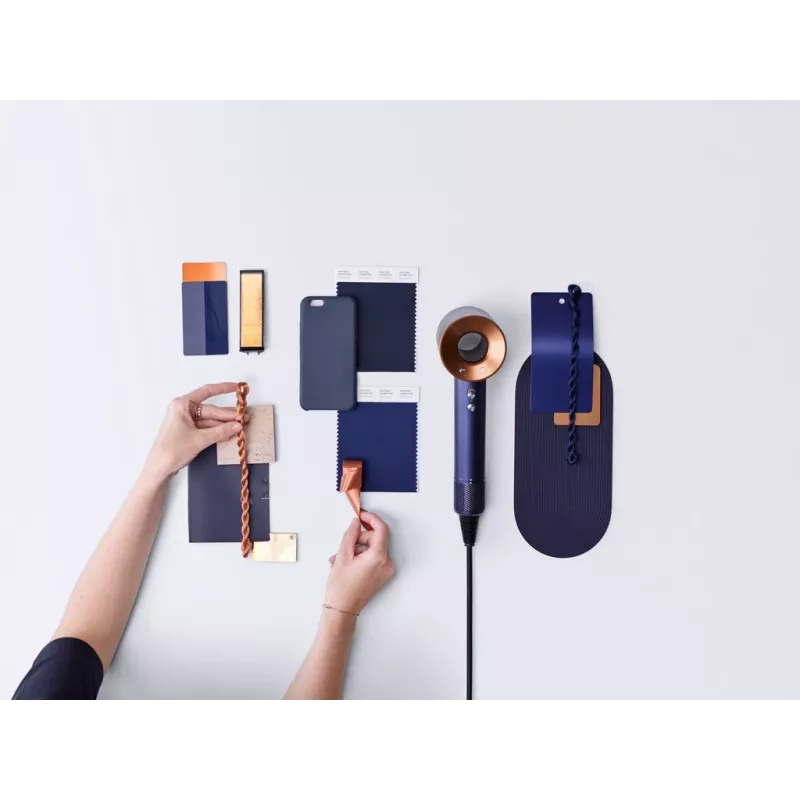 Dyson Supersonic Straight+Wavy HD07 matu žāvētājs, Prūsijas zils / vara krāsā (113277-01)