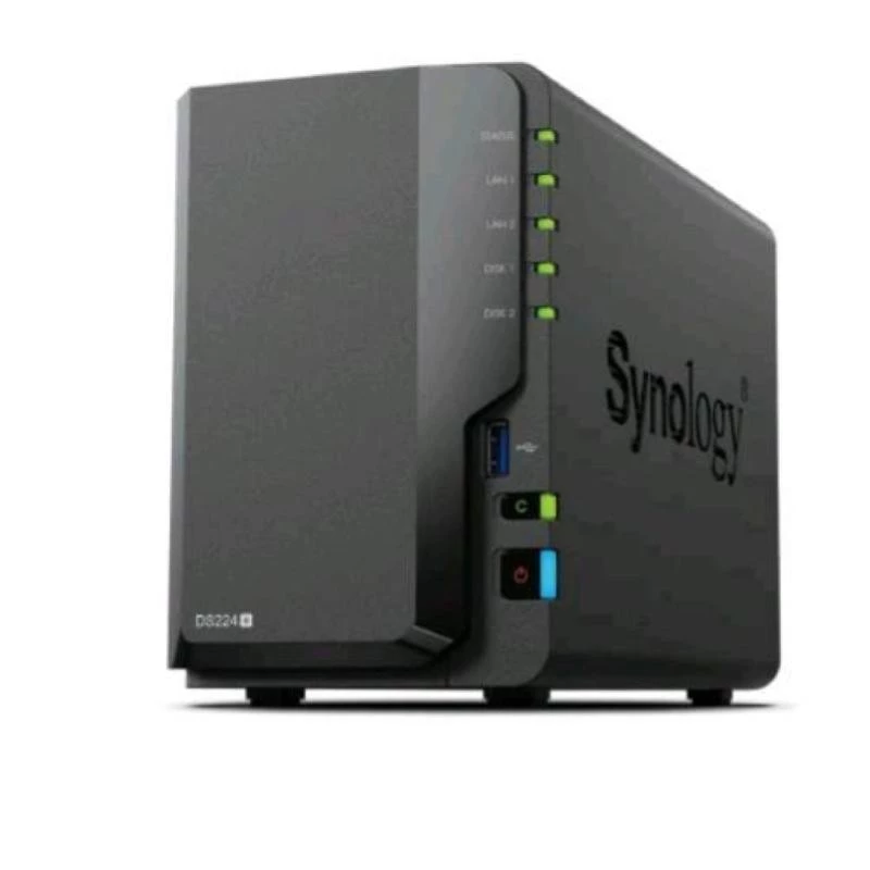 Synology DS225+ 2 Bay NAS galddators Intel® Celeron® J4125 2 GB DDR4 Synology DSM Melns - tikai Synology HDD