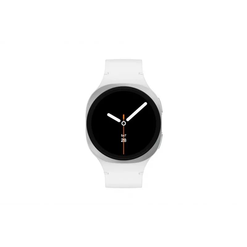 Samsung Galaxy Watch 8 3,3 cm (1,3 collu) AMOLED 40 mm Digitāls 438 x 438 pikseļi Skārienekrāns 4G Sudrabs Wi-Fi GPS (satelīts)