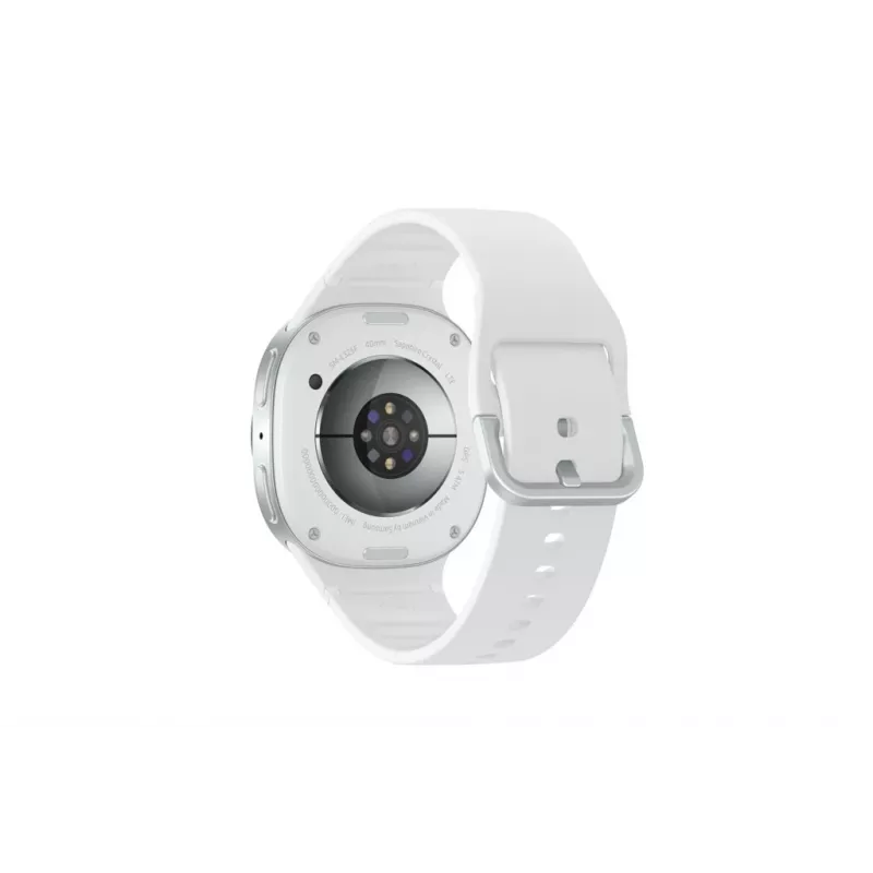 Samsung Galaxy Watch 8 3,3 cm (1,3 collu) AMOLED 40 mm Digitāls 438 x 438 pikseļi Skārienekrāns 4G Sudrabs Wi-Fi GPS (satelīts)