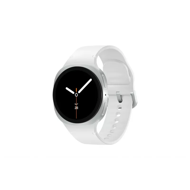 Samsung Galaxy Watch 8 3,3 cm (1,3 collu) AMOLED 40 mm Digitāls 438 x 438 pikseļi Skārienekrāns 4G Sudrabs Wi-Fi GPS (satelīts)