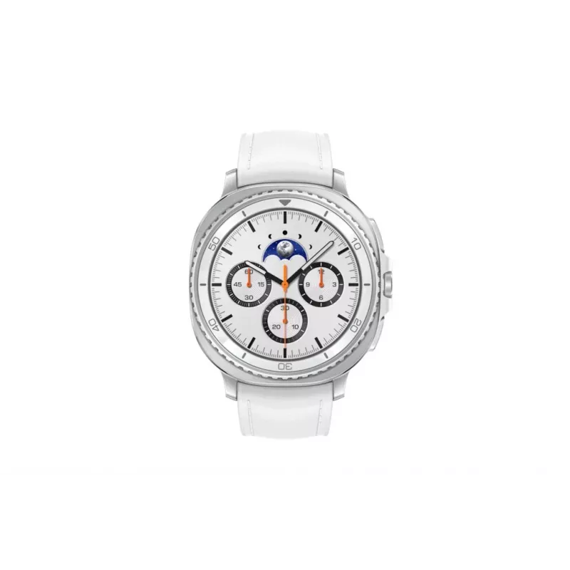 Viedpulkstenis Samsung Galaxy Watch 8 Classic 46 mm Sudraba — 3,3 cm AMOLED, 4G, 64 GB, 445 mAh
