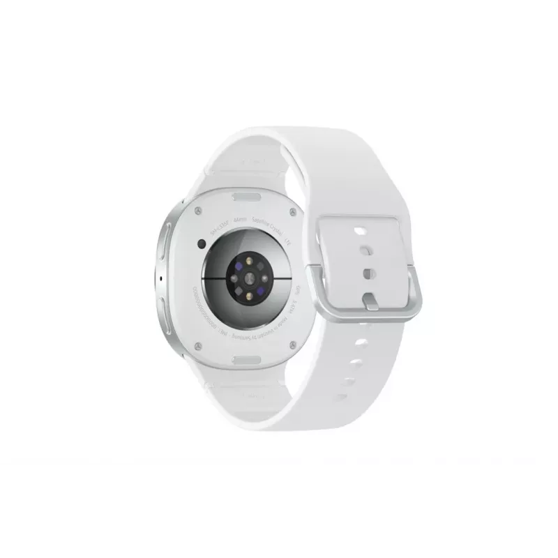 Viedpulkstenis Samsung Galaxy Watch 8 44 mm sudraba, 1,5 collu AMOLED 480x480, 5 ATM, GPS, 32 GB, 435 mAh