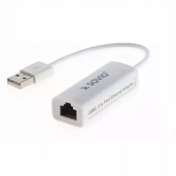 Savio CL-24 - Tīkla adapteris - USB 2.0 - 10/100 Ethernet X 1