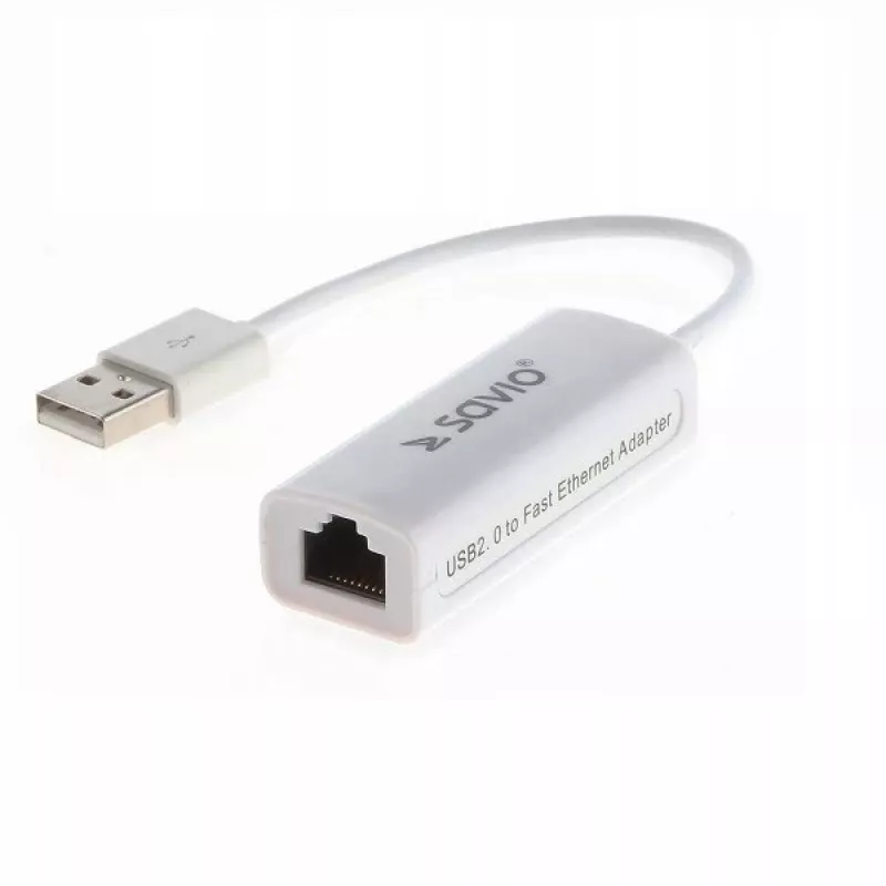Savio CL-24 - Tīkla adapteris - USB 2.0 - 10/100 Ethernet X 1
