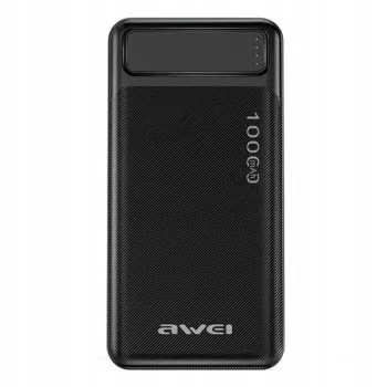 Awei P5K ārējais akumulators 10000mAh, melns