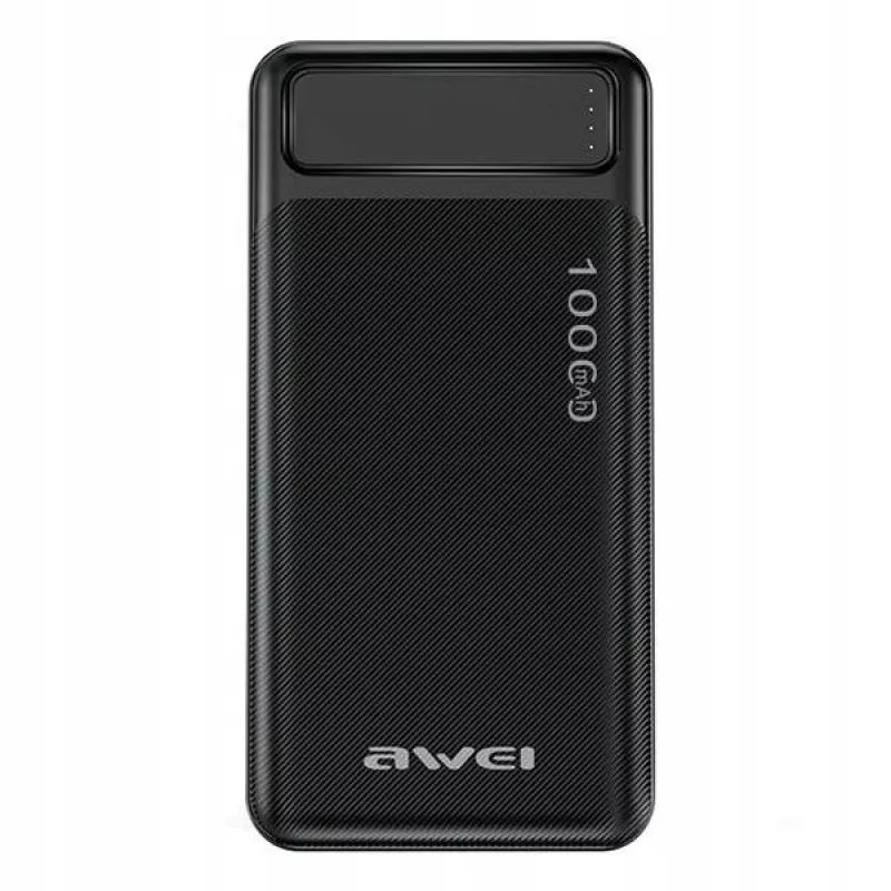 Awei P5K ārējais akumulators 10000mAh, melns