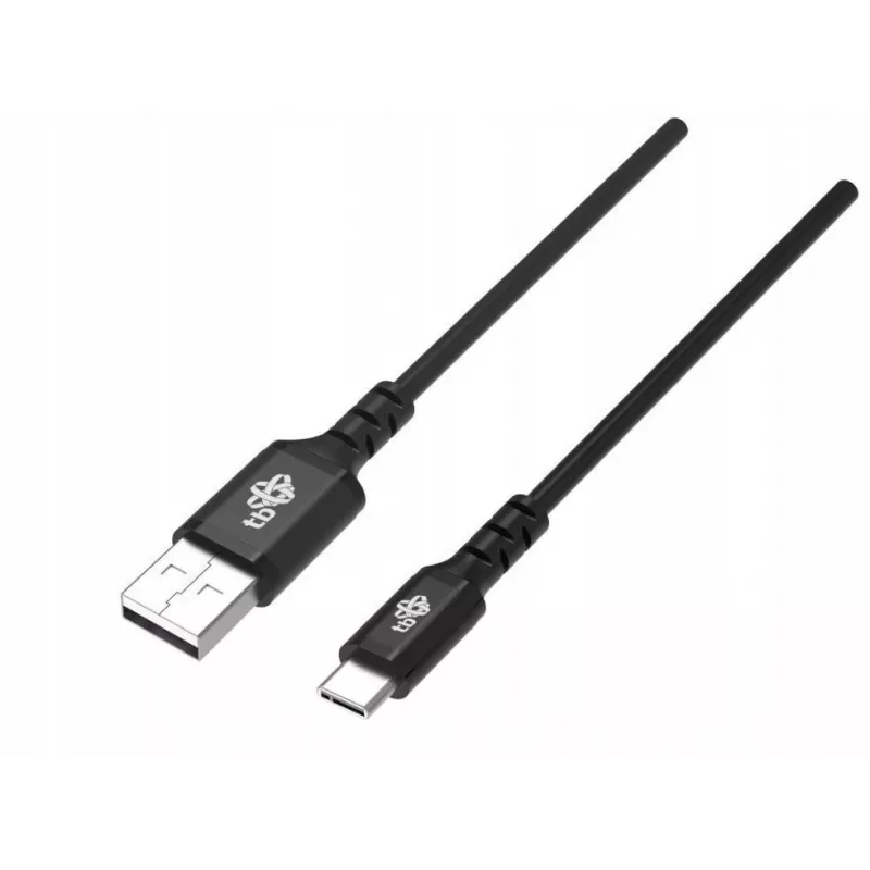 USB-C kabelis TB AKTBXKUCMISI15B 1,5 m, melns, USB datu pārraidei/uzlādei