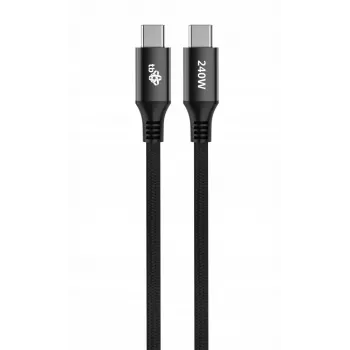 Tb kabelis USB C USB C 1m 240W Melns