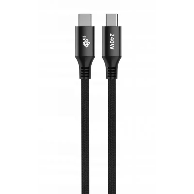 Tb kabelis USB C USB C 1m 240W Melns