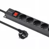 Qoltec Alumīnija PDU RACK | 16A | 16 x Schuko | Vertikāls | 1.8m