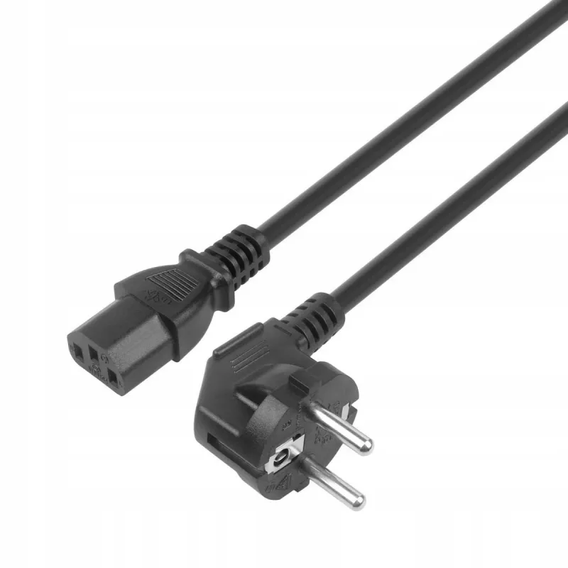 Strāvas kabelis 1,8 m IEC C13 VDE