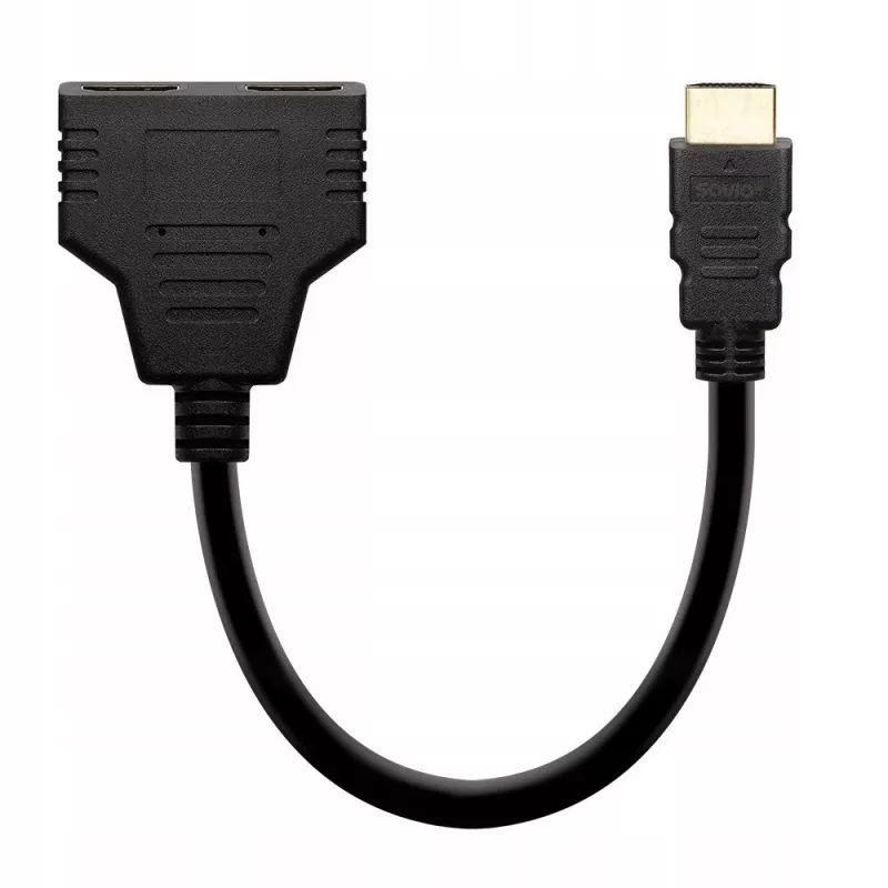 HDMI Video Splitter Savio AK-77 60Hz Melns