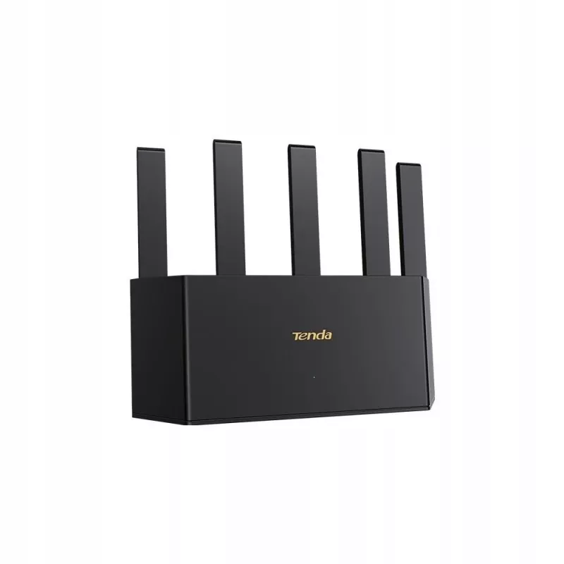 Bezvadu maršrutētājs TENDA TE3L Wi‑Fi 7 (IEEE 802.11ax), 3x Gigabit LAN, 1x WAN, 512 MB RAM, VLAN, NAT, WPA, melns