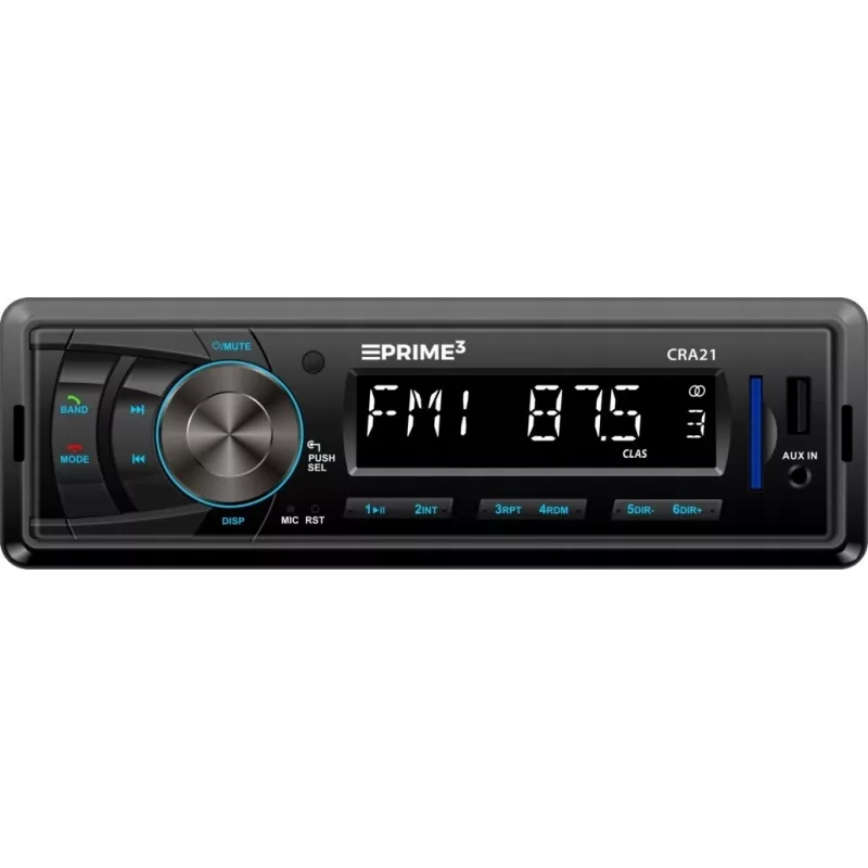 Automašīnas FM radio uztvērējs PRIME3 CRA21 BT Bluetooth ar FM uztvērēju un Bluetooth savienojumu