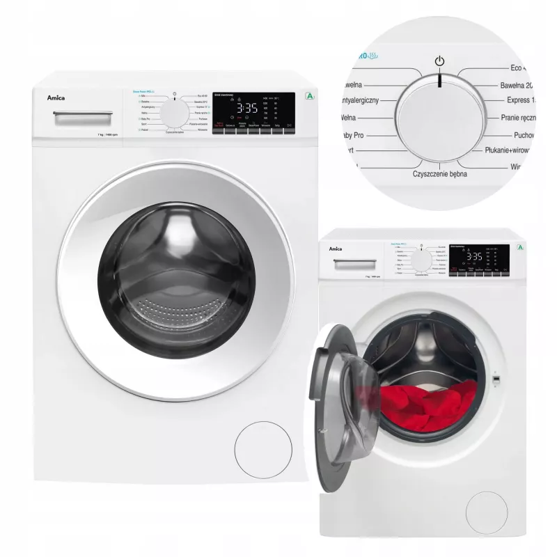 Amica WA5S714ALiSH Atmiņas modulis 44 L Balts