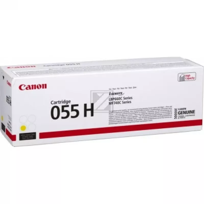 Canon CRG-055HY 5.9K Lpp Dzeltena Tonera Kasetne