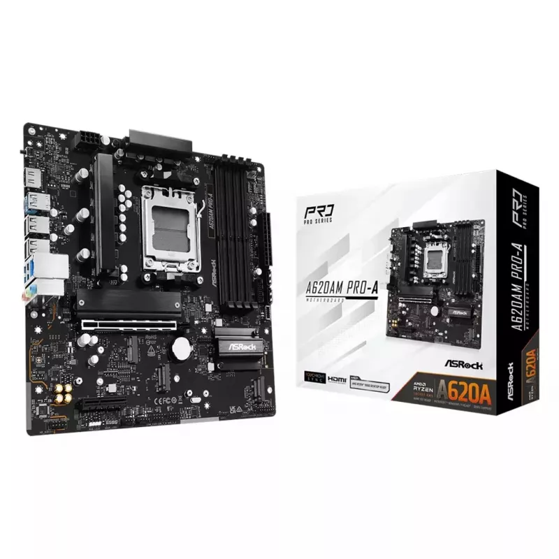 ASRock A620AM PRO-A AM5 Micro-ATX mātesplate