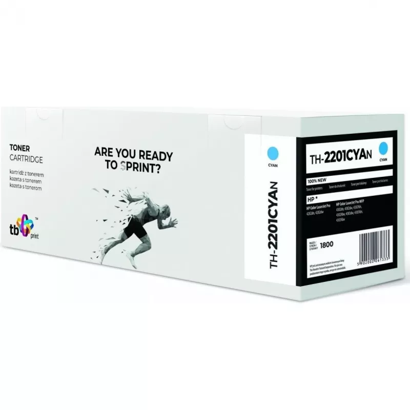 Print, Toneris, Toneris priekš HP Color LaserJet Pro 4202 W2201A TH-2201ciāna 100 Jauns Ciāna