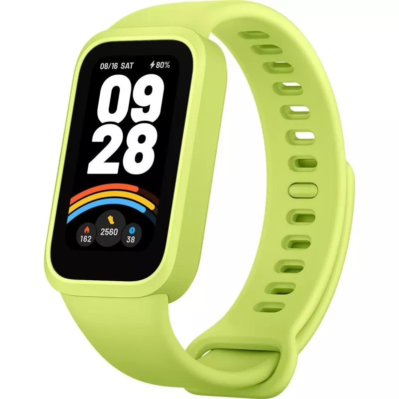 Fitness aproce Xiaomi 9 Active zaļa — sirdsdarbības monitors, aktivitāšu izsekotājs, modelis 70783