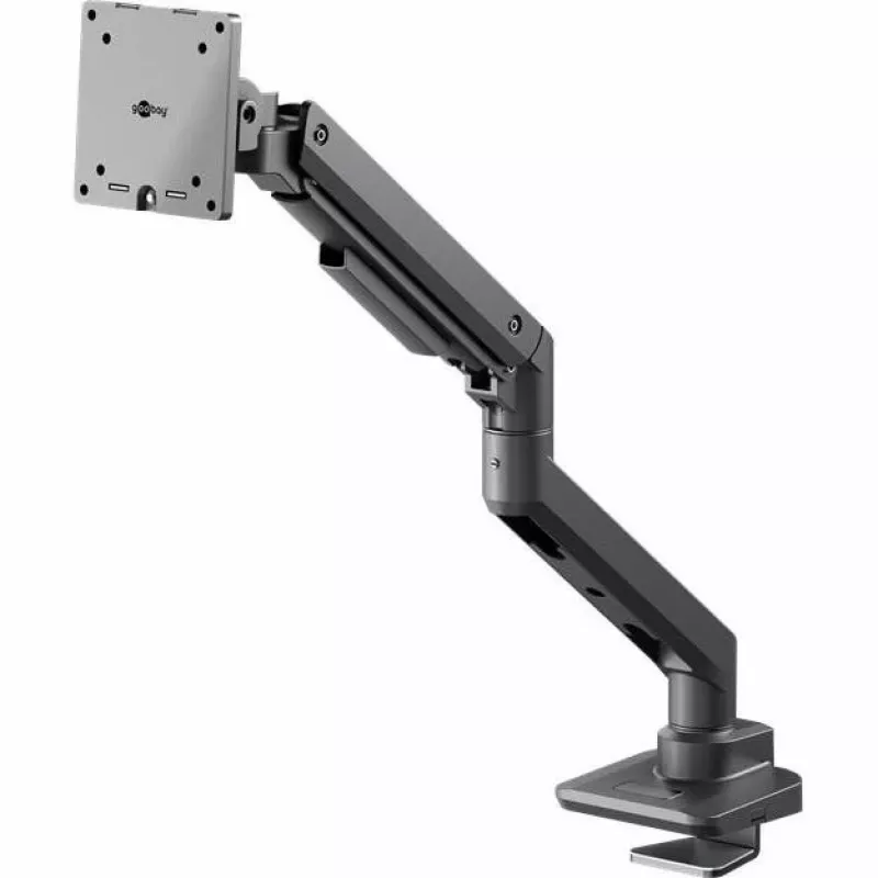 Monitora statnis GOOBAY RB74416 vienam monitoram, gāzes atspere, melns