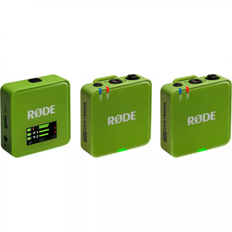 RØDE Wireless GO III zaļa - bezvadu mikrofonu sistēma (zaļa)
