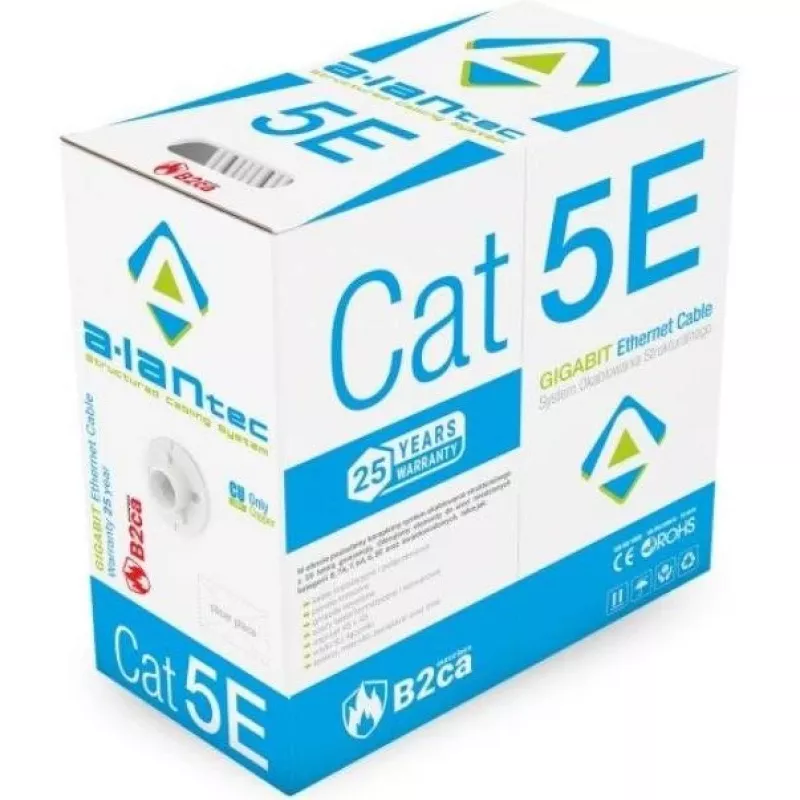 Kabelis U/UTP cat.5e B2ca LSOH 305m KIU5LSOH305B Alantec