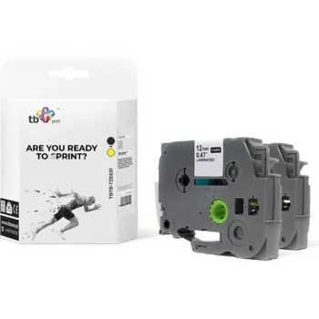 Print Label TBP TBTB-TZE631., Label Maker, dzeltena