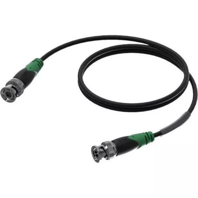 Tīkla kabelis Procab 1KPCL217 BNC MALE BNC MALE 50 OHM 3M melns